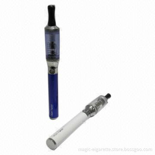 eGo Twist Electronic Cigarette with Different Color Atomizers, No Burning Taste